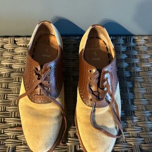 Polo by Ralph Lauren Men's Brown and Tan Derbys